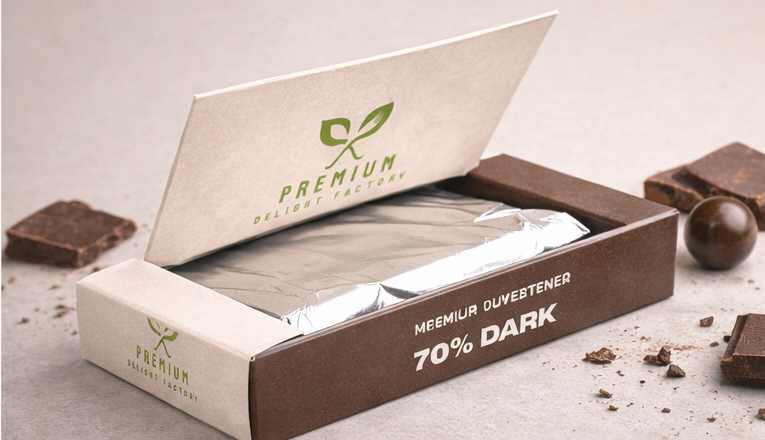 Choco Monk 70% Dark Chocolate – 50gm, Monk Fruit Sweetened, Zero Added Sugar